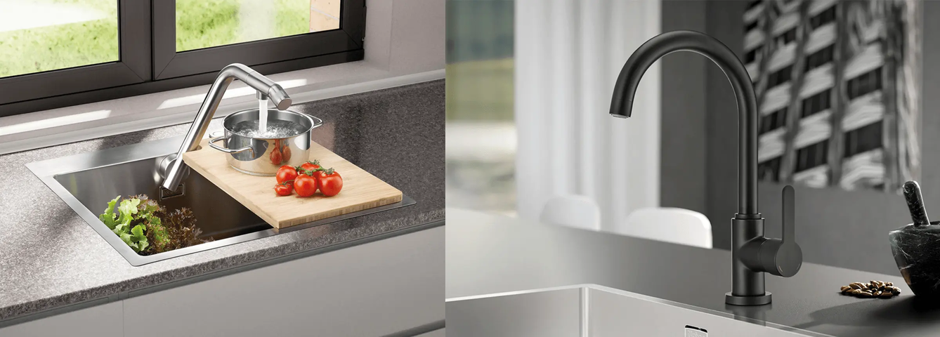 Moderne Wasserhähne im Vergleich